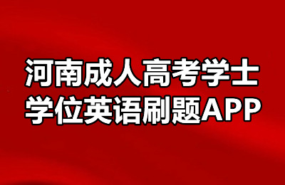 河南成人高考学士学位英语刷题APP